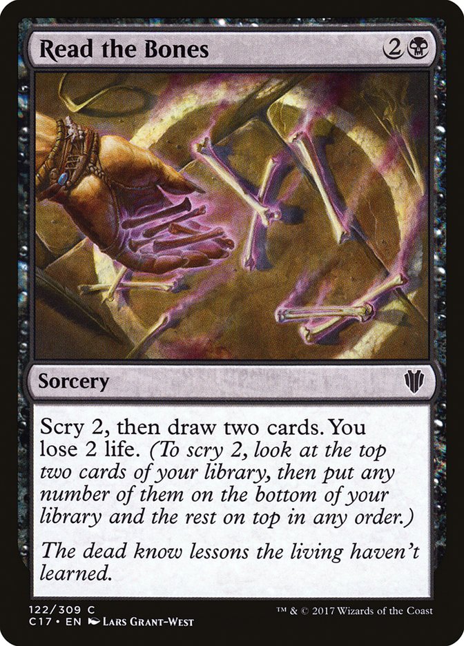 Read the Bones [Commander 2017] | Gear Gaming Fayetteville