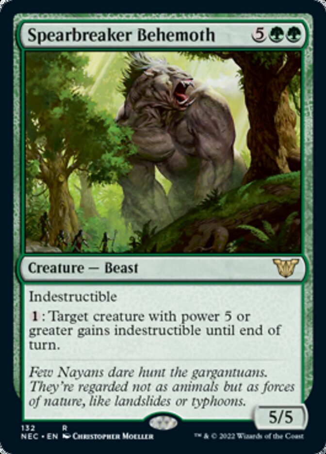 Spearbreaker Behemoth [Kamigawa: Neon Dynasty Commander] | Gear Gaming Fayetteville