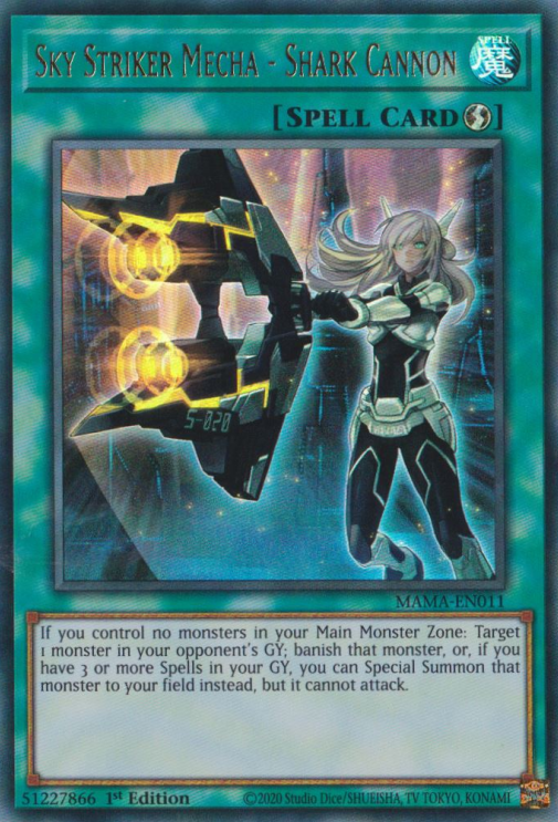 Sky Striker Mecha - Shark Cannon [MAMA-EN011] Ultra Rare | Gear Gaming Fayetteville