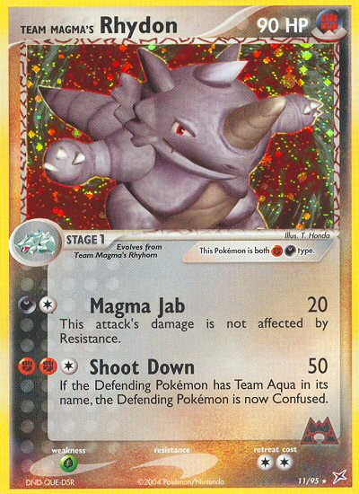 Team Magma's Rhydon (11/95) [EX: Team Magma vs Team Aqua] | Gear Gaming Fayetteville