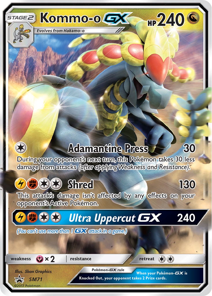 Kommo-o GX (SM71) [Sun & Moon: Black Star Promos] | Gear Gaming Fayetteville