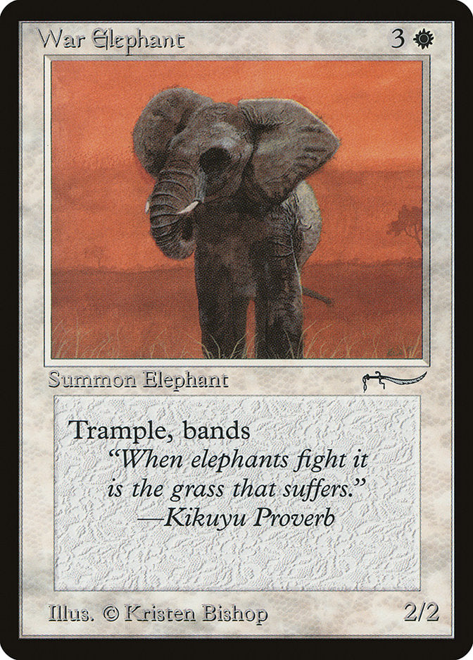 War Elephant (Light Mana Cost) [Arabian Nights] | Gear Gaming Fayetteville