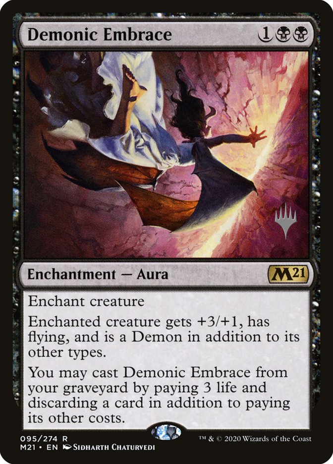 Demonic Embrace (Promo Pack) [Core Set 2021 Promos] | Gear Gaming Fayetteville