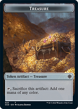 Treasure // Treasure Double-Sided Token [Starter Commander Decks] | Gear Gaming Fayetteville