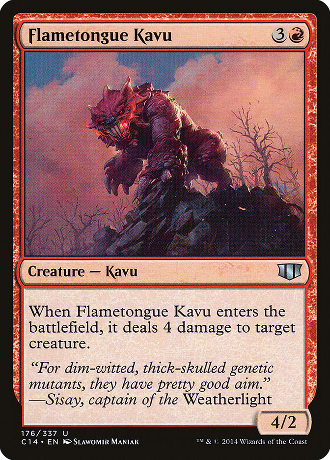 Flametongue Kavu [Commander 2014] | Gear Gaming Fayetteville