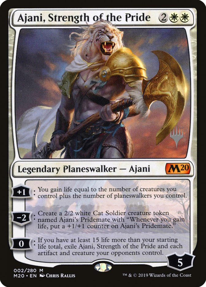 Ajani, Strength of the Pride (Promo Pack) [Core Set 2020 Promos] | Gear Gaming Fayetteville