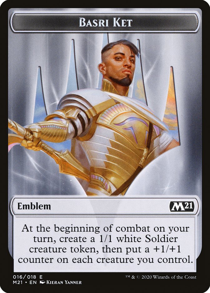 Basri Ket Emblem [Core Set 2021 Tokens] | Gear Gaming Fayetteville