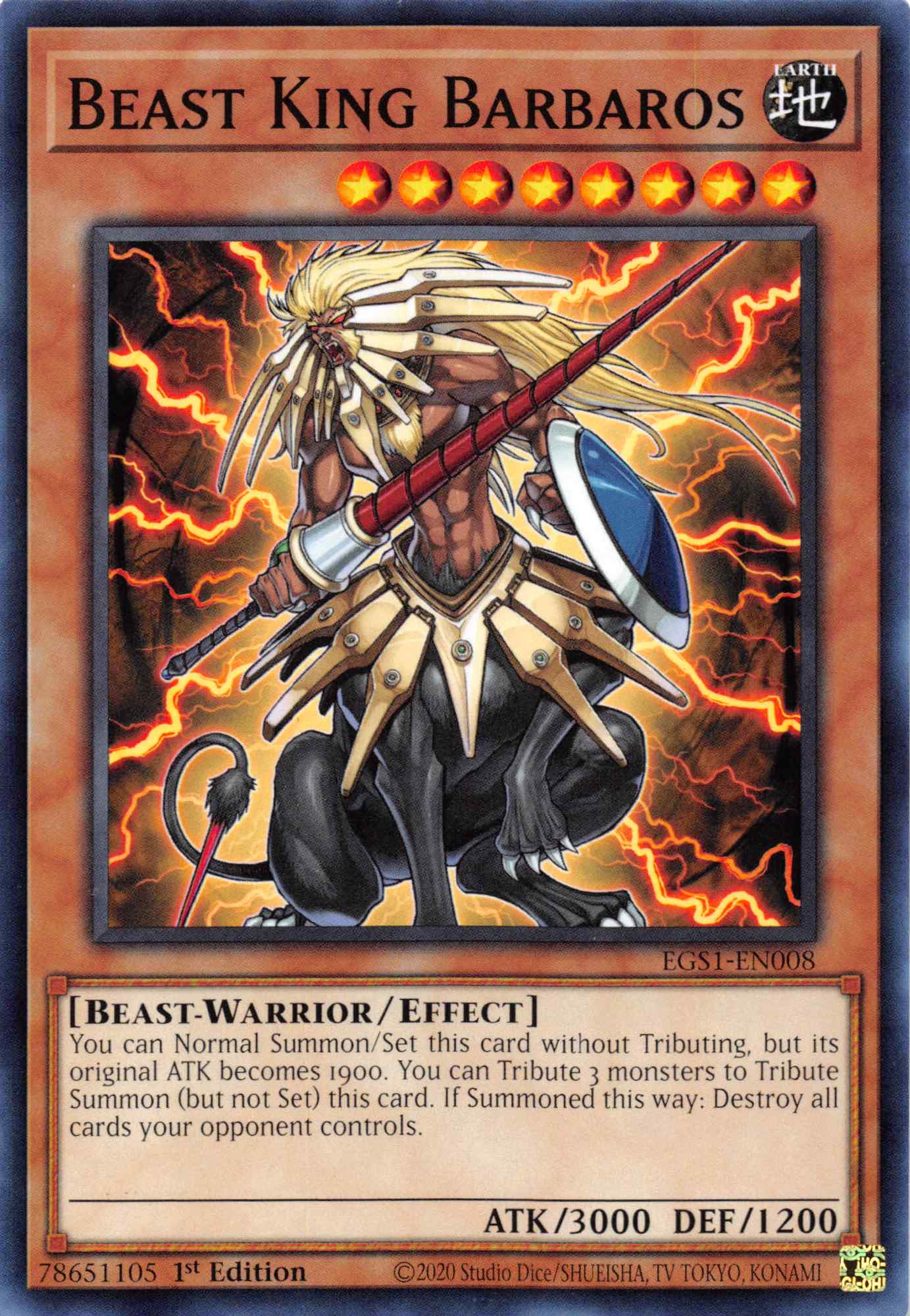 Beast King Barbaros [EGS1-EN008] Common | Gear Gaming Fayetteville