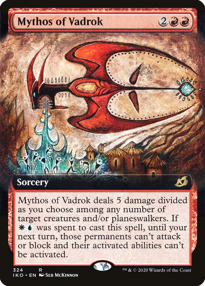 Mythos of Vadrok (Extended Art) [Ikoria: Lair of Behemoths] | Gear Gaming Fayetteville