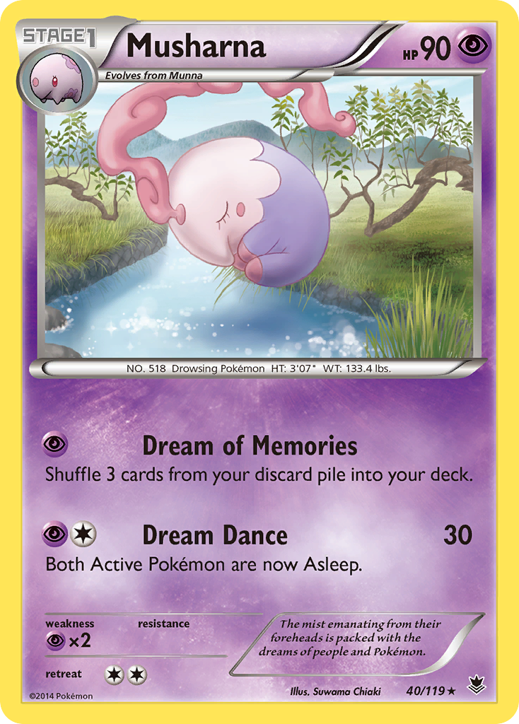 Musharna (40/119) [XY: Phantom Forces] | Gear Gaming Fayetteville