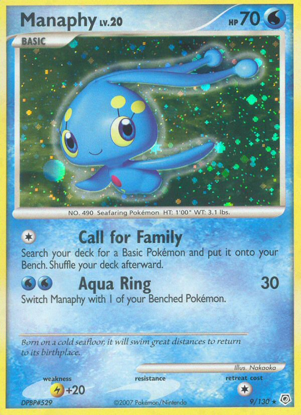 Manaphy (9/130) [Diamond & Pearl: Base Set] | Gear Gaming Fayetteville