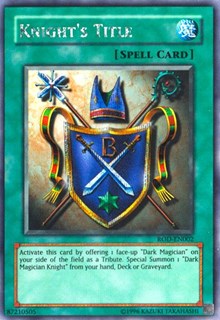 Knight's Title (Reshef of Destruction) [Yu-Gi-Oh! Video Game Promotional Cards] [ROD-EN002] | Gear Gaming Fayetteville