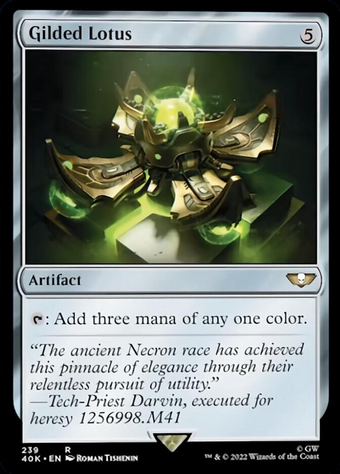 Gilded Lotus (Surge Foil) [Warhammer 40,000] | Gear Gaming Fayetteville