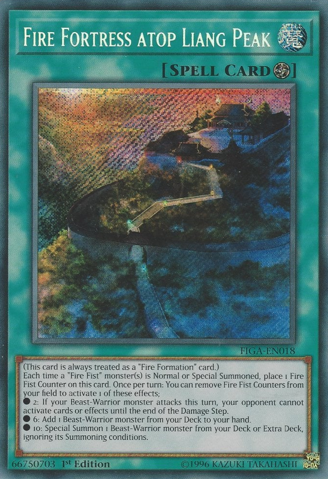 Fire Fortress atop Liang Peak [FIGA-EN018] Secret Rare | Gear Gaming Fayetteville