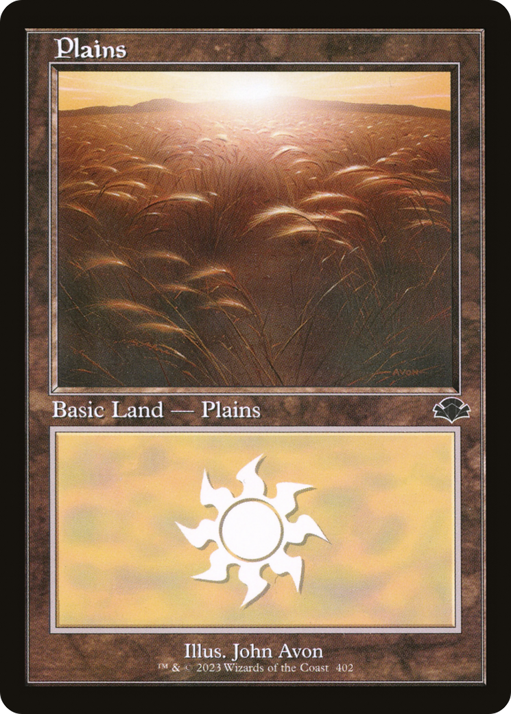 Plains (402) (Retro) [Dominaria Remastered] | Gear Gaming Fayetteville