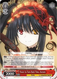 Power to Turn Back Time, Kurumi (SR) [Date A Live] | Gear Gaming Fayetteville