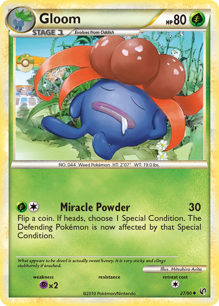 Gloom (27/90) [HeartGold & SoulSilver: Undaunted] | Gear Gaming Fayetteville