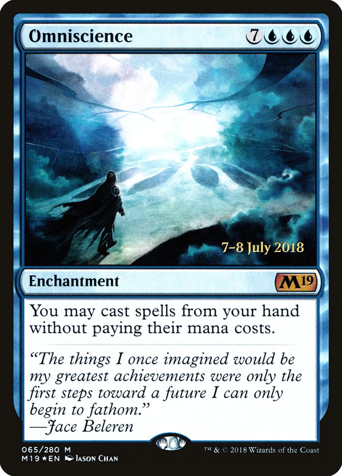 Omniscience [Core Set 2019 Prerelease Promos] | Gear Gaming Fayetteville