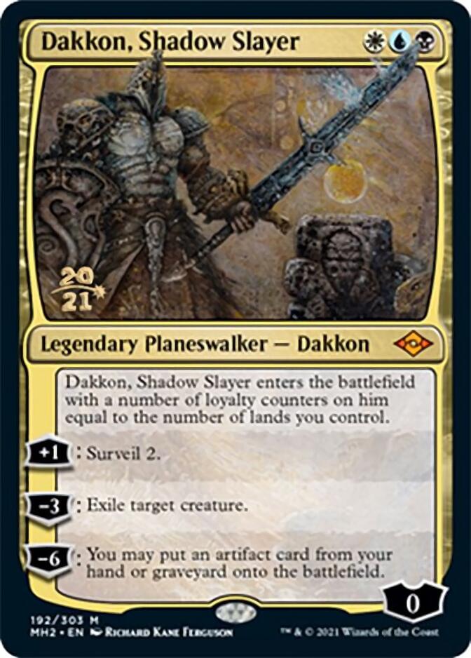 Dakkon, Shadow Slayer [Modern Horizons 2 Prerelease Promos] | Gear Gaming Fayetteville