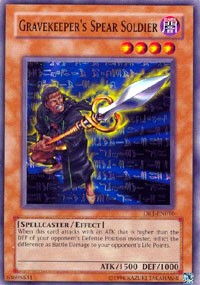 Gravekeeper's Spear Soldier [Dark Revelation Volume 1] [DR1-EN010] | Gear Gaming Fayetteville