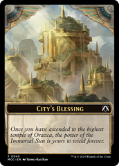 Elephant // City's Blessing Double-Sided Token [March of the Machine Commander Tokens] | Gear Gaming Fayetteville