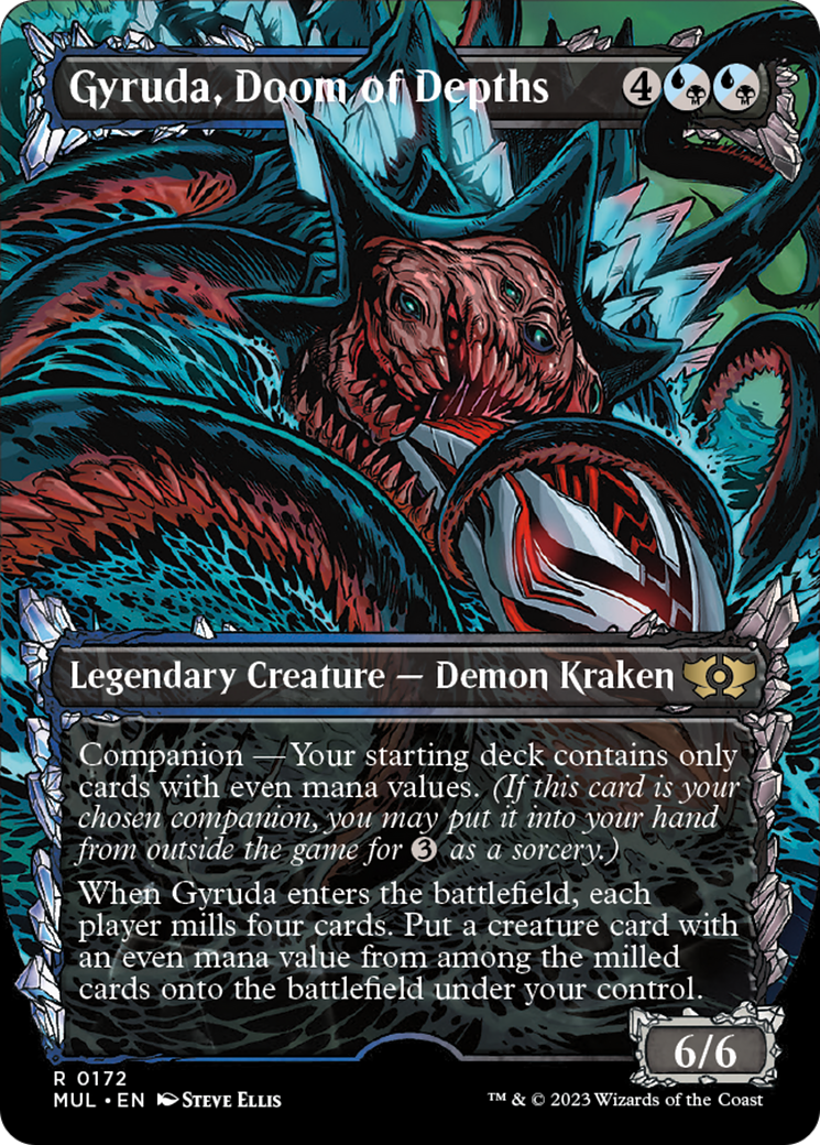 Gyruda, Doom of Depths (Halo Foil) [Multiverse Legends] | Gear Gaming Fayetteville