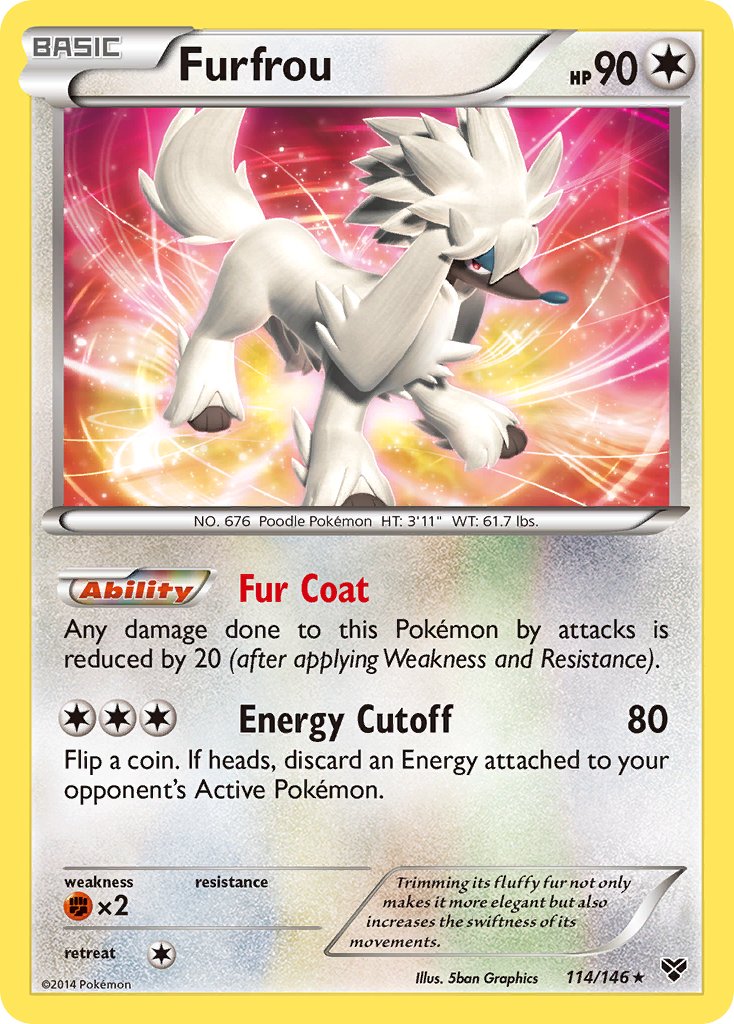 Furfrou (114/146)(Cosmos Holo) (Blister Exclusive) [XY: Base Set] | Gear Gaming Fayetteville