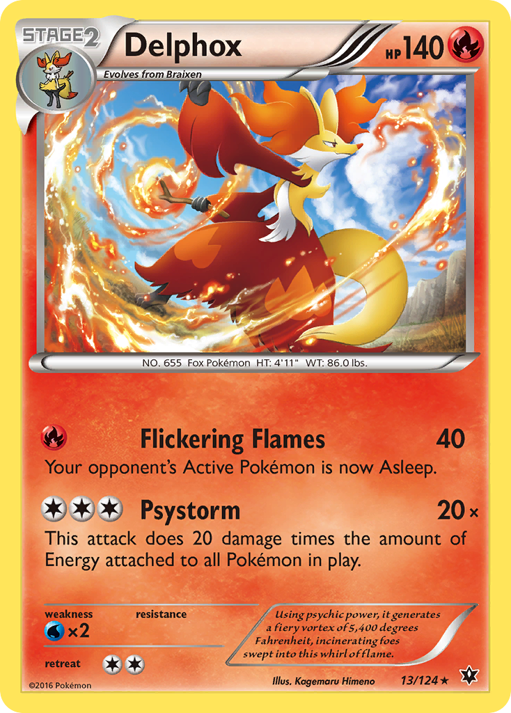 Delphox (13/124) [XY: Fates Collide] | Gear Gaming Fayetteville