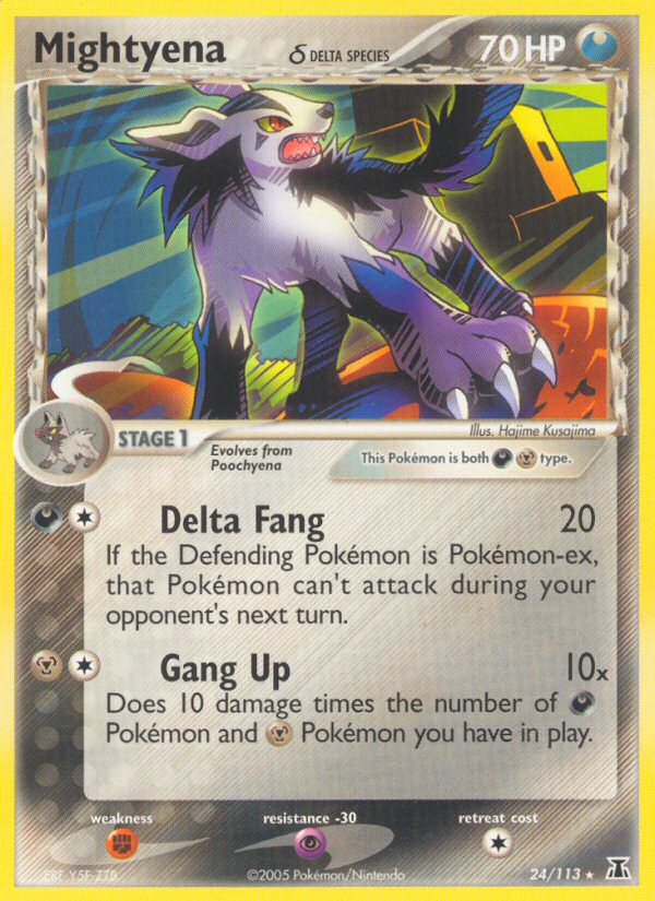 Mightyena (24/113) (Delta Species) [EX: Delta Species] | Gear Gaming Fayetteville