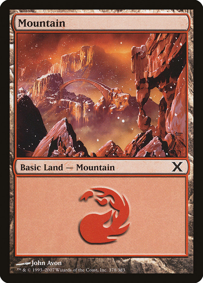 Mountain (378) [Tenth Edition] | Gear Gaming Fayetteville