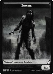 Zombie (010) // Zombie (011) Double-Sided Token [Commander 2019 Tokens] | Gear Gaming Fayetteville