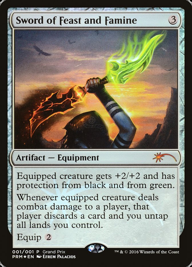 Sword of Feast and Famine [Grand Prix Promos] | Gear Gaming Fayetteville