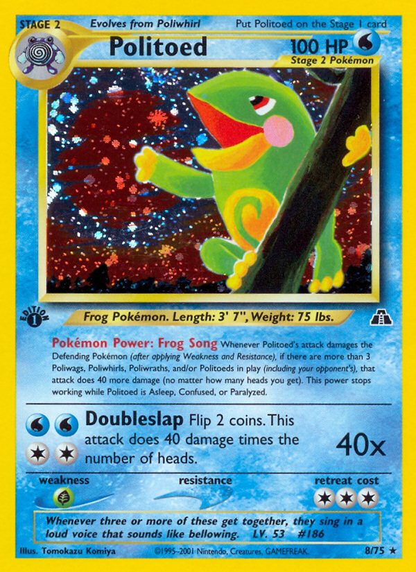 Politoed (8/75) [Neo Discovery 1st Edition] | Gear Gaming Fayetteville