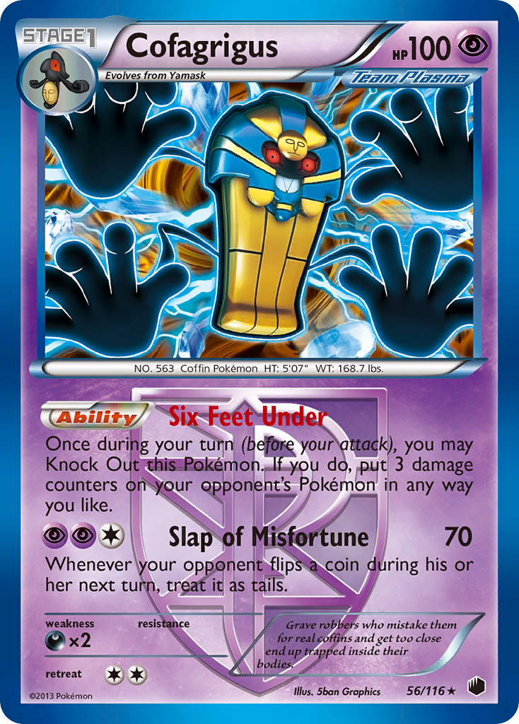 Cofagrigus (56/116) [Black & White: Plasma Freeze] | Gear Gaming Fayetteville