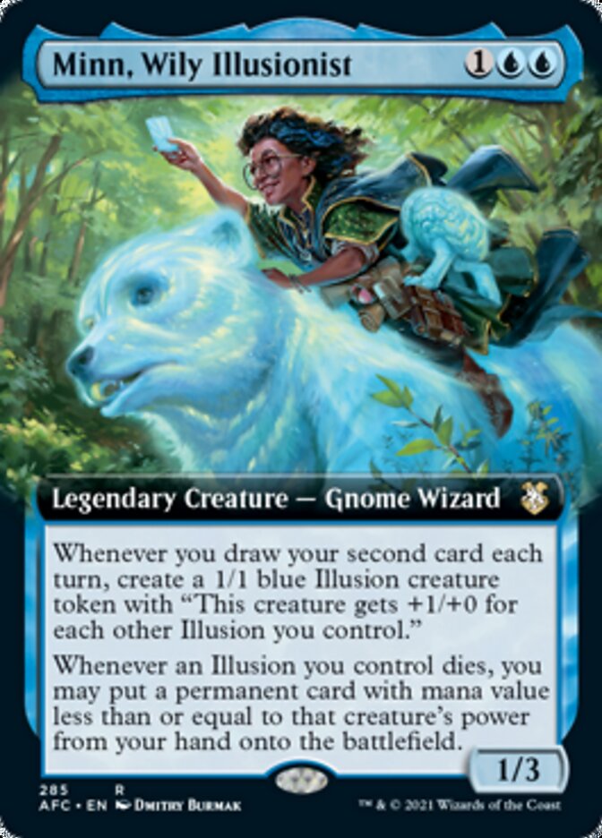 Minn, Wily Illusionist (Extended Art) [Dungeons & Dragons: Adventures in the Forgotten Realms Commander] | Gear Gaming Fayetteville