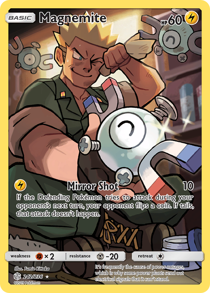 Magnemite (242/236) [Sun & Moon: Cosmic Eclipse] | Gear Gaming Fayetteville