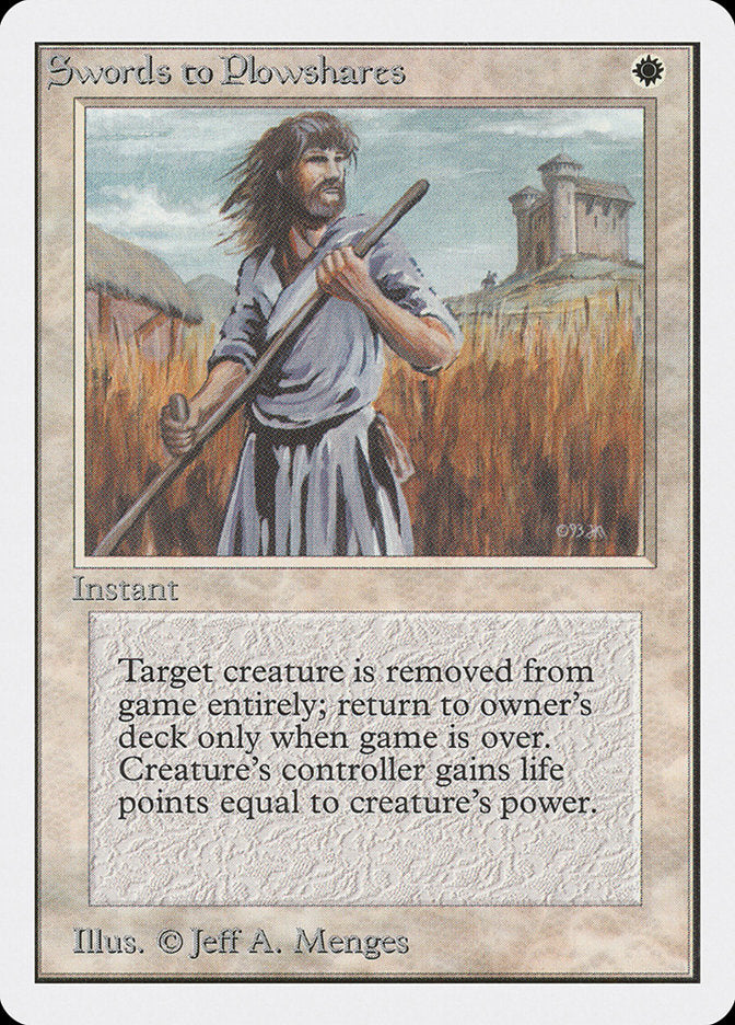 Swords to Plowshares [Unlimited Edition] | Gear Gaming Fayetteville