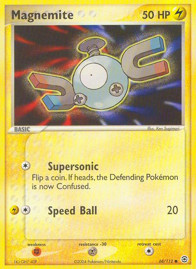 Magnemite (68/112) [EX: FireRed & LeafGreen] | Gear Gaming Fayetteville