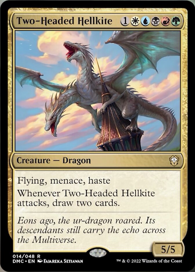 Two-Headed Hellkite [Dominaria United Commander] | Gear Gaming Fayetteville