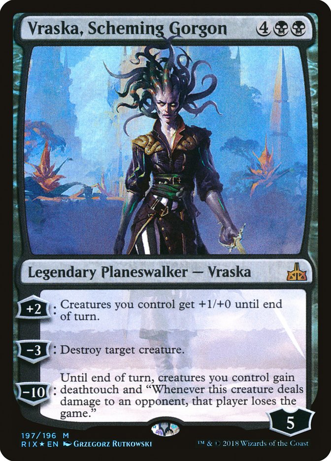 Vraska, Scheming Gorgon [Rivals of Ixalan] | Gear Gaming Fayetteville