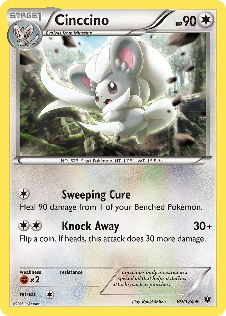 Cinccino (89/124) [XY: Fates Collide] | Gear Gaming Fayetteville