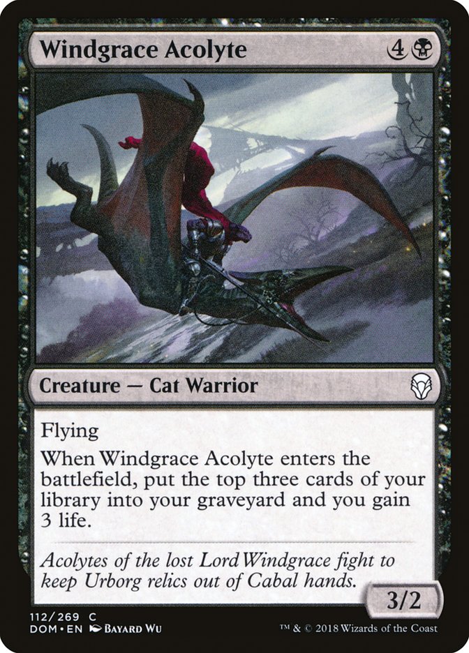 Windgrace Acolyte [Dominaria] | Gear Gaming Fayetteville