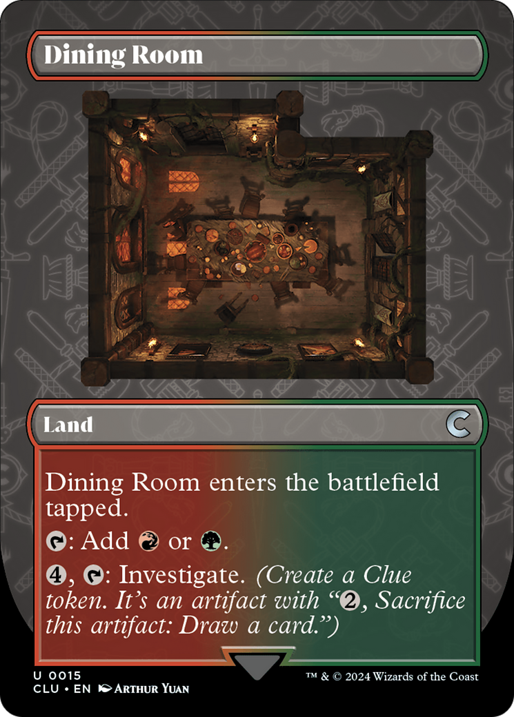 Dining Room (Borderless) [Ravnica: Clue Edition] | Gear Gaming Fayetteville