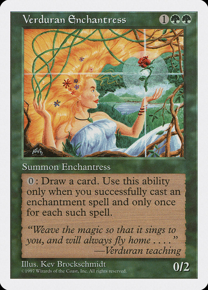 Verduran Enchantress [Fifth Edition] | Gear Gaming Fayetteville