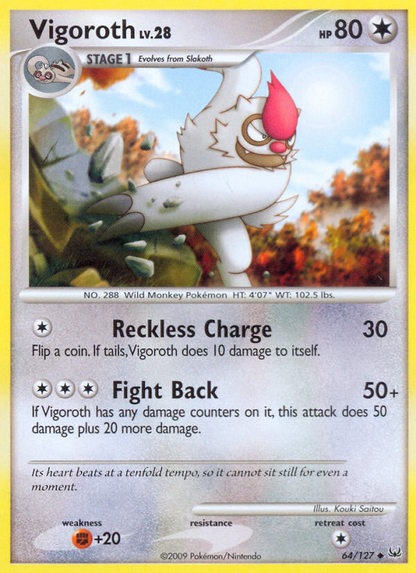 Vigoroth (64/127) [Platinum: Base Set] | Gear Gaming Fayetteville