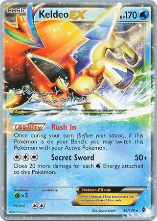 Keldeo EX (49/149) (Anguille Sous Roche - Clement Lamberton) [World Championships 2013] | Gear Gaming Fayetteville