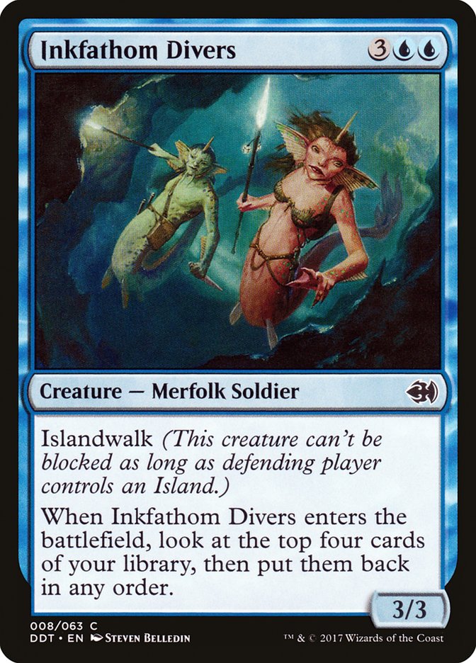 Inkfathom Divers [Duel Decks: Merfolk vs. Goblins] | Gear Gaming Fayetteville