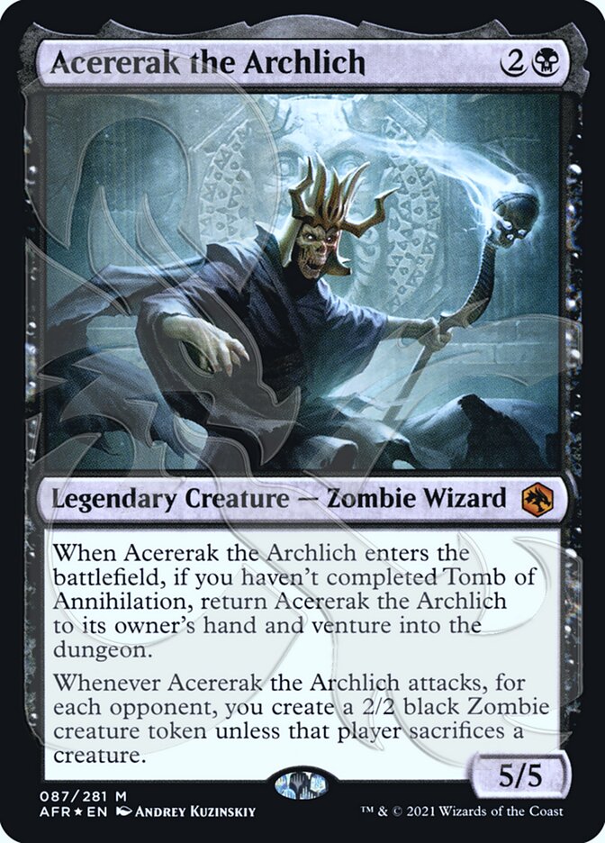 Acererak the Archlich (Ampersand Promo) [Dungeons & Dragons: Adventures in the Forgotten Realms Promos] | Gear Gaming Fayetteville