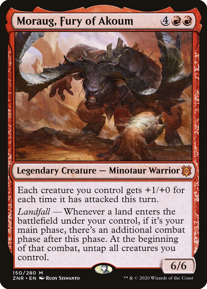 Moraug, Fury of Akoum [Zendikar Rising] | Gear Gaming Fayetteville