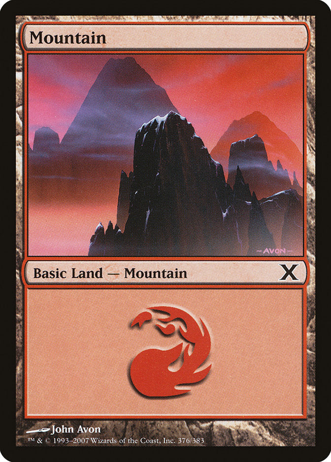 Mountain (376) [Tenth Edition] | Gear Gaming Fayetteville